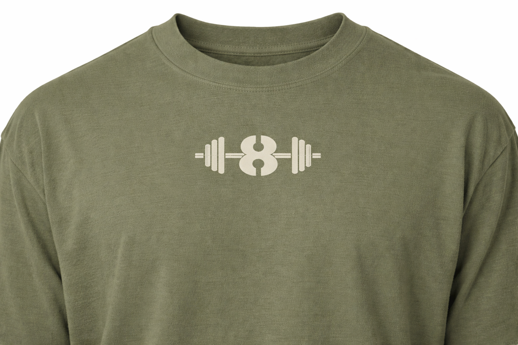 Oversized Performance Tee in Green